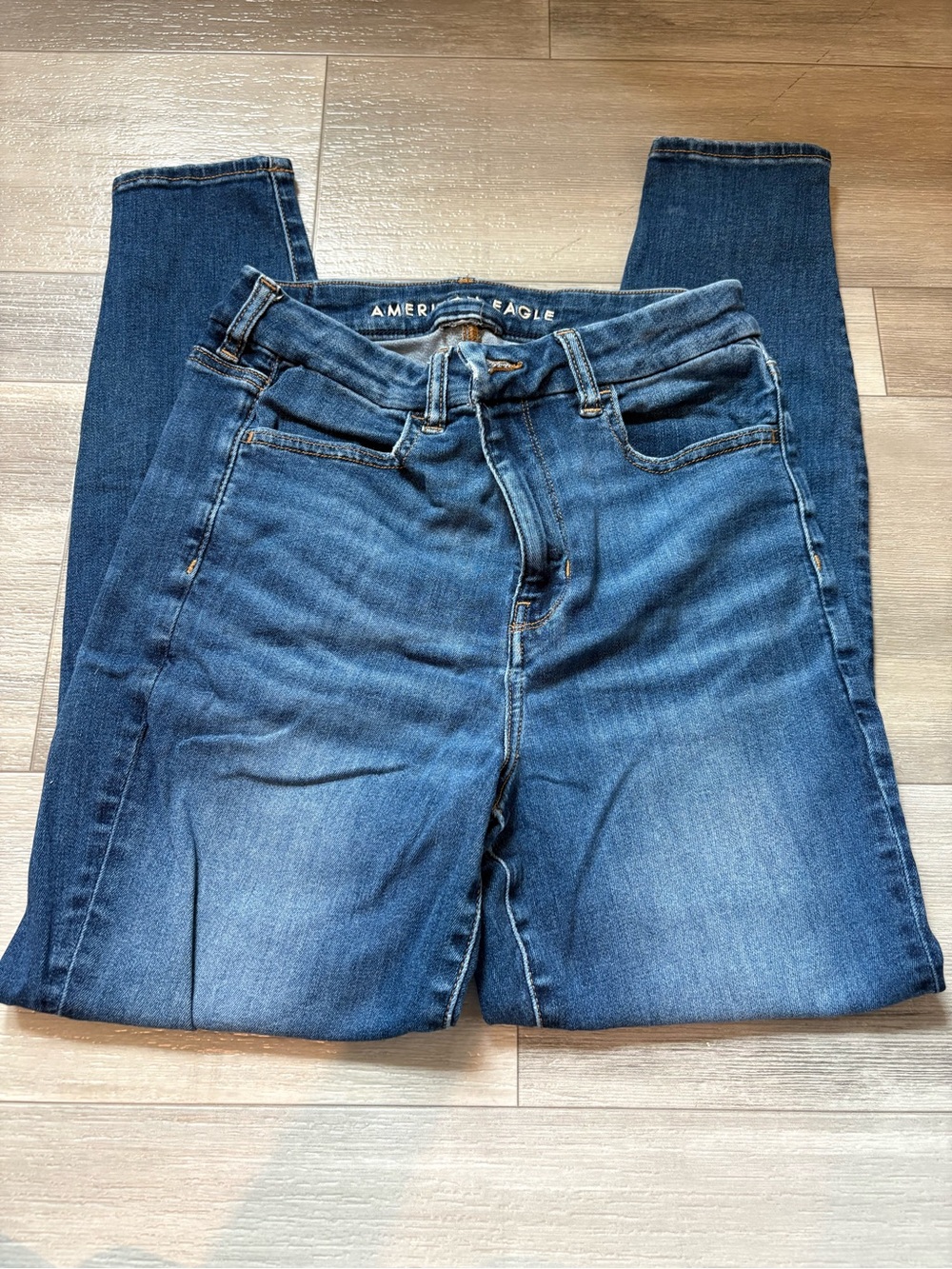 American Eagle Outfitters Dark Blue Skinny Jeans